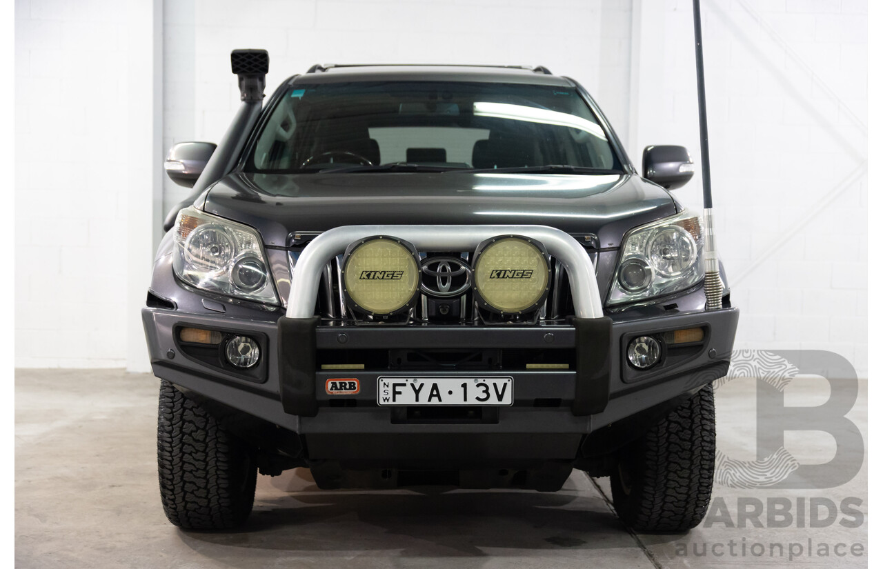 10/2009 Toyota Landcruiser Prado Kakadu (4x4) KDJ150R 4d Wagon Graphite Grey Turbo Diesel 3.0L