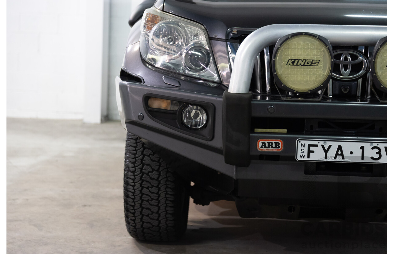 10/2009 Toyota Landcruiser Prado Kakadu (4x4) KDJ150R 4d Wagon Graphite Grey Turbo Diesel 3.0L