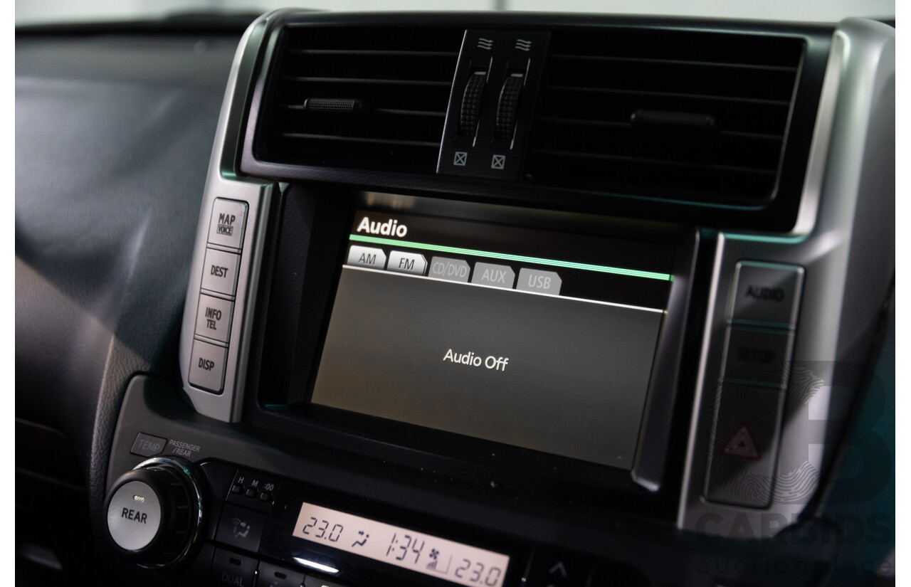 10/2009 Toyota Landcruiser Prado Kakadu (4x4) KDJ150R 4d Wagon Graphite Grey Turbo Diesel 3.0L