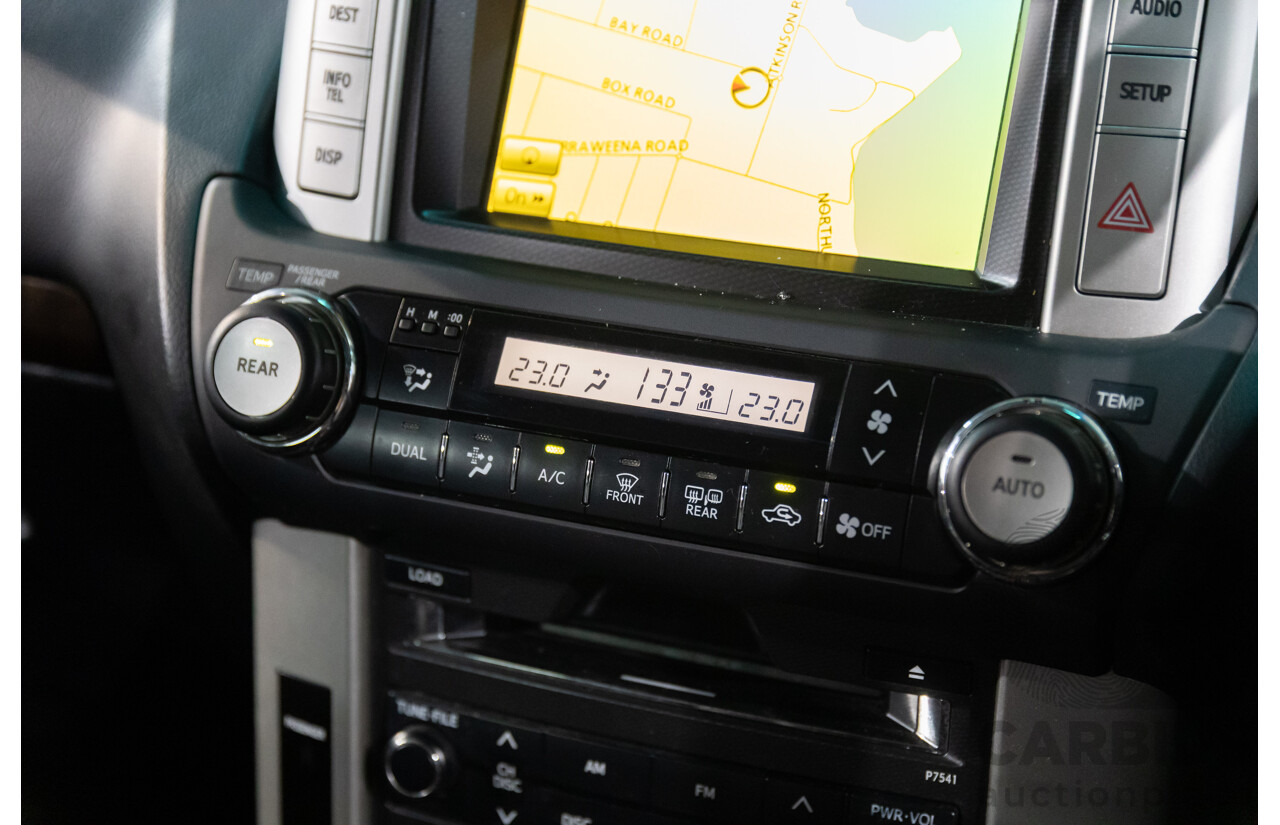 10/2009 Toyota Landcruiser Prado Kakadu (4x4) KDJ150R 4d Wagon Graphite Grey Turbo Diesel 3.0L