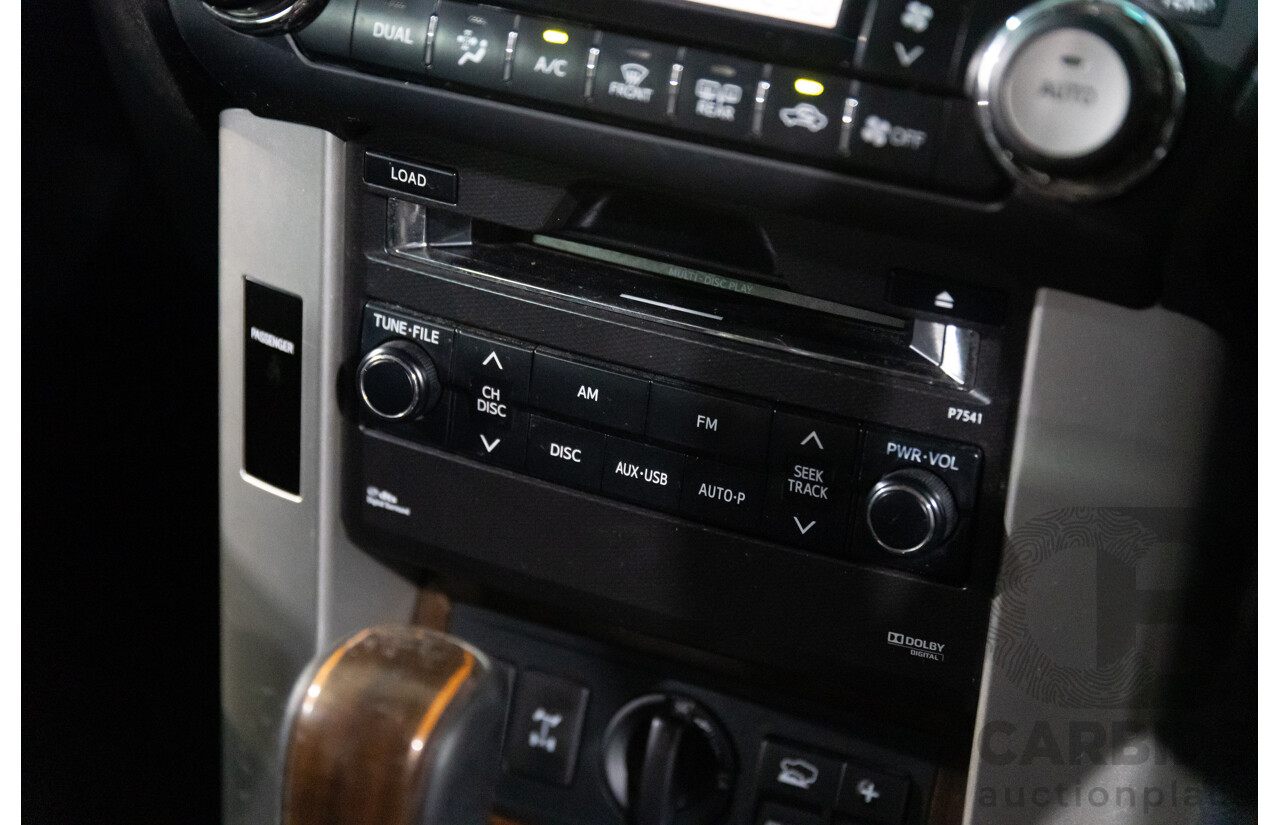 10/2009 Toyota Landcruiser Prado Kakadu (4x4) KDJ150R 4d Wagon Graphite Grey Turbo Diesel 3.0L