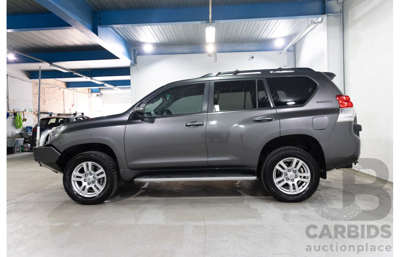 10/2009 Toyota Landcruiser Prado Kakadu (4x4) KDJ150R 4d Wagon Graphite Grey Turbo Diesel 3.0L