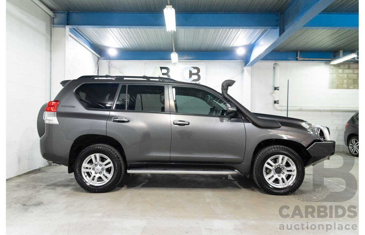 10/2009 Toyota Landcruiser Prado Kakadu (4x4) KDJ150R 4d Wagon Graphite Grey Turbo Diesel 3.0L