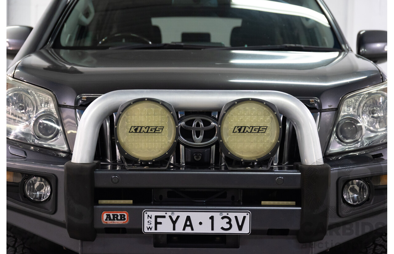 10/2009 Toyota Landcruiser Prado Kakadu (4x4) KDJ150R 4d Wagon Graphite Grey Turbo Diesel 3.0L