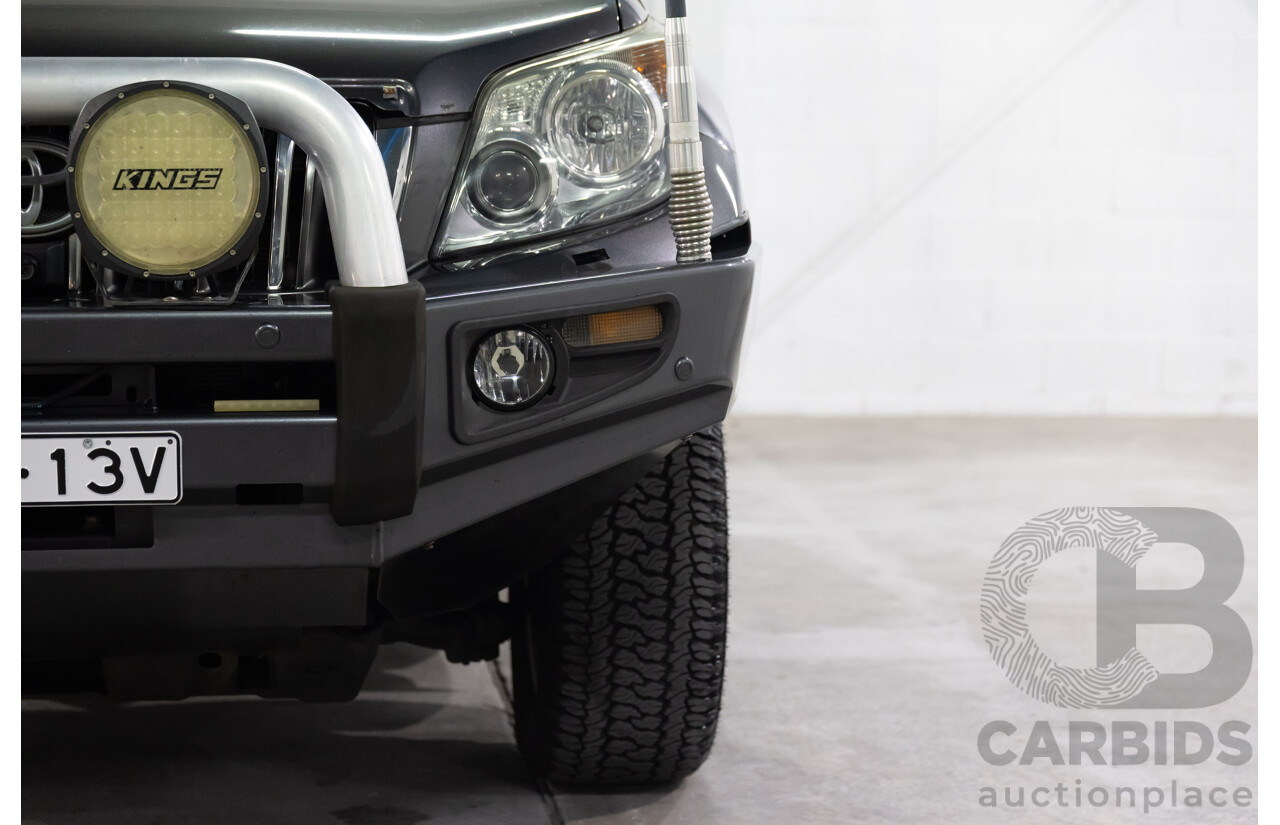 10/2009 Toyota Landcruiser Prado Kakadu (4x4) KDJ150R 4d Wagon Graphite Grey Turbo Diesel 3.0L