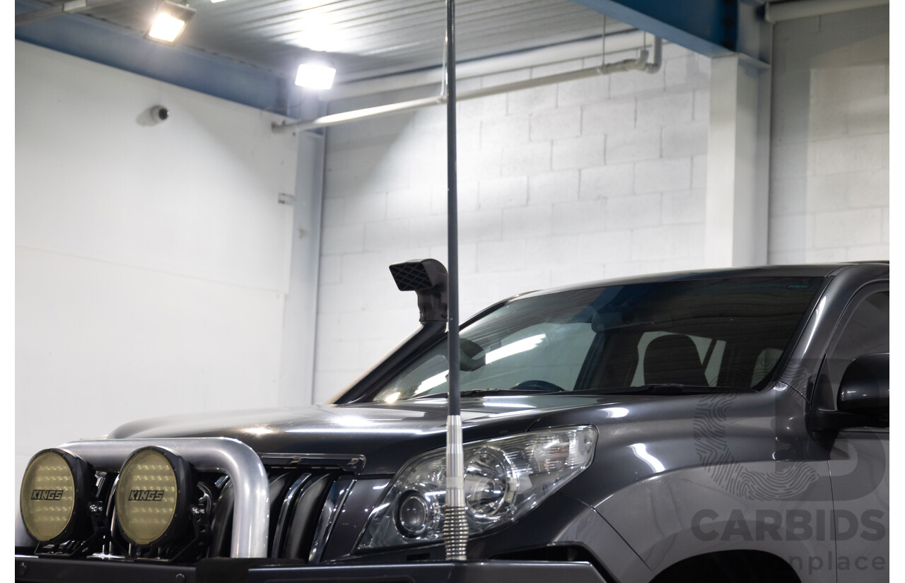 10/2009 Toyota Landcruiser Prado Kakadu (4x4) KDJ150R 4d Wagon Graphite Grey Turbo Diesel 3.0L