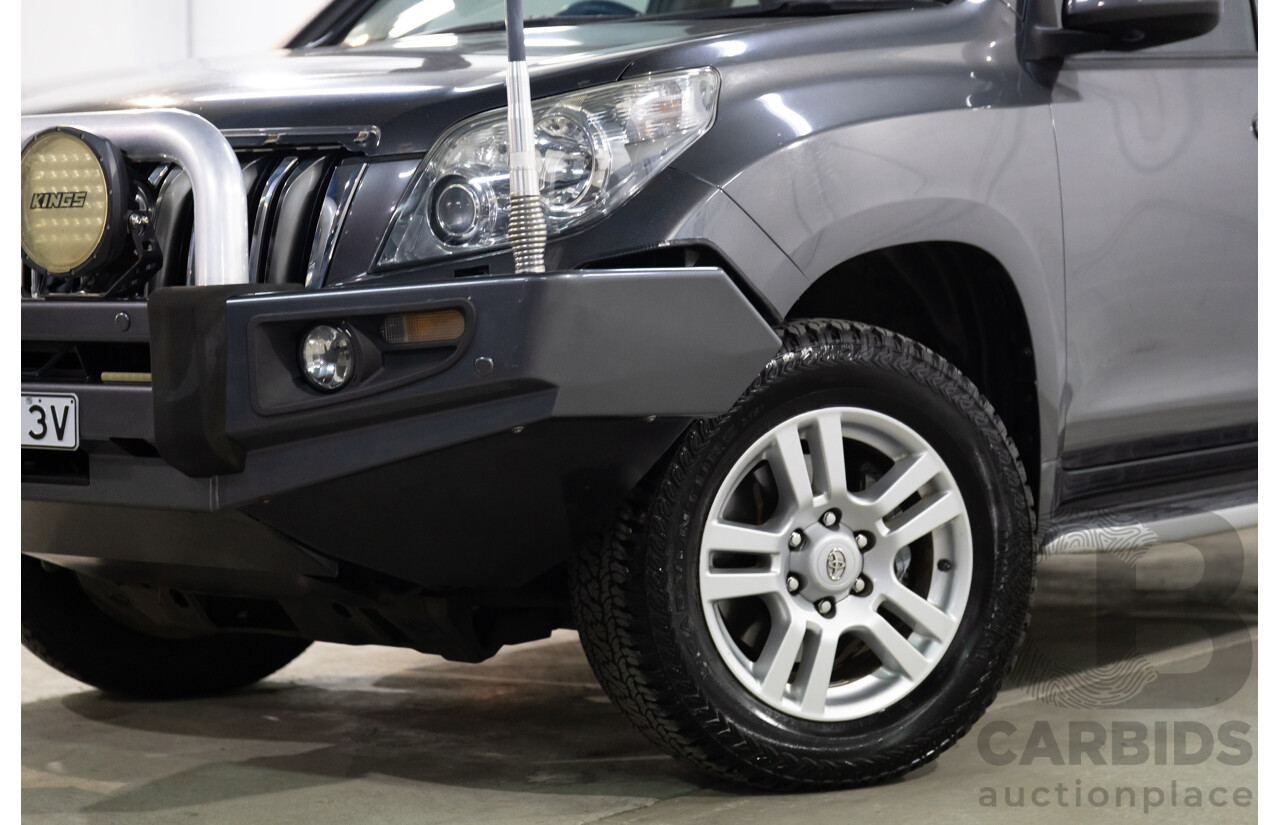 10/2009 Toyota Landcruiser Prado Kakadu (4x4) KDJ150R 4d Wagon Graphite Grey Turbo Diesel 3.0L
