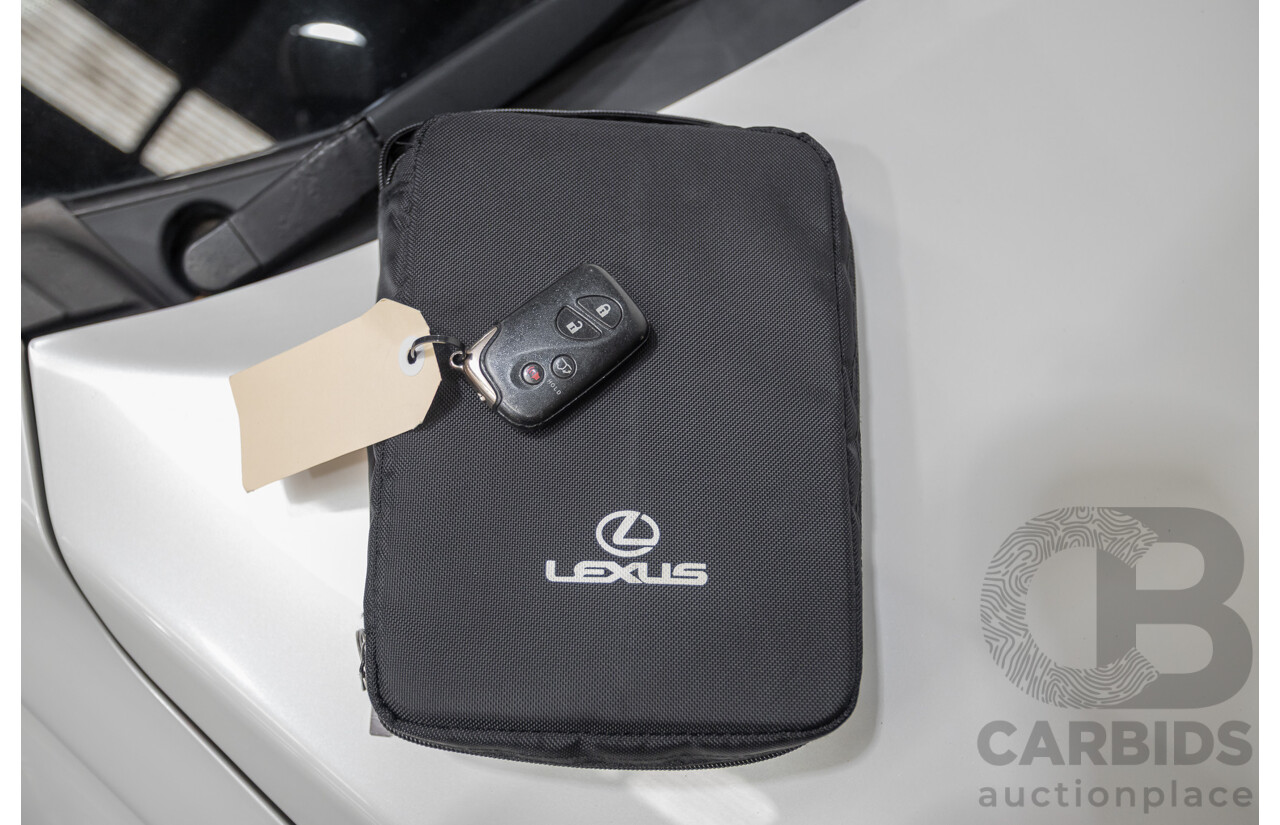 9/2013 Lexus RX350 Luxury GGL15R MY12 4d Wagon White Pearl V6 3.5L