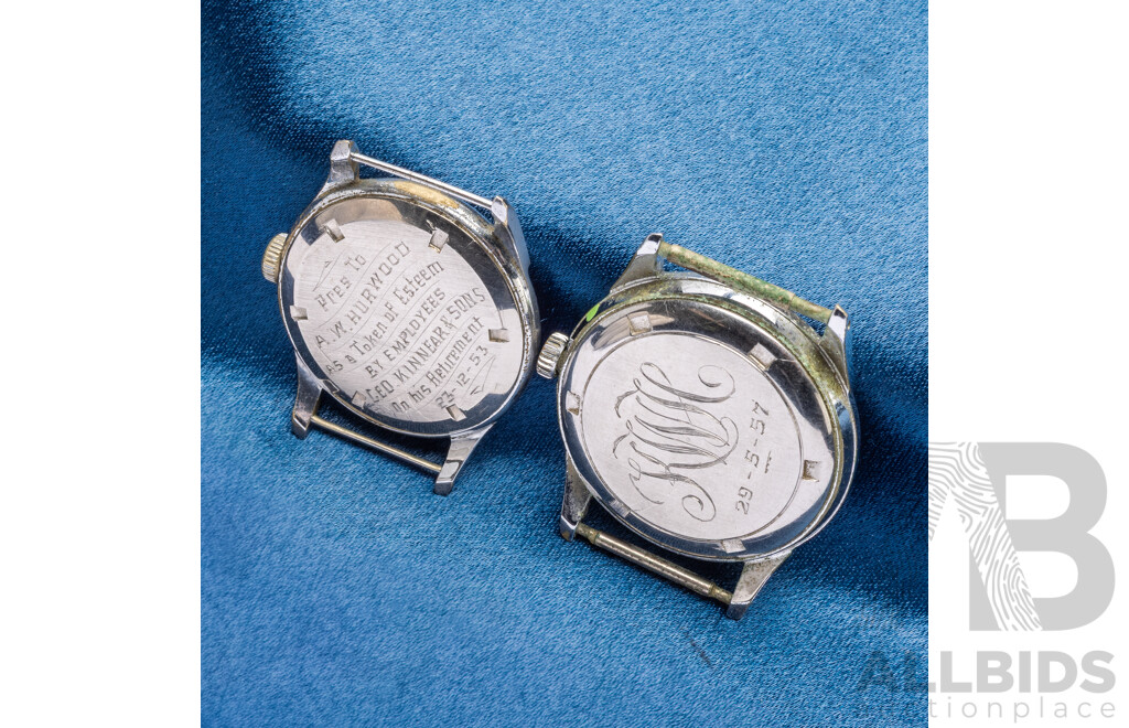 Vintage Swiss Made Tissot & Lavina Watches - Circa.1950's
