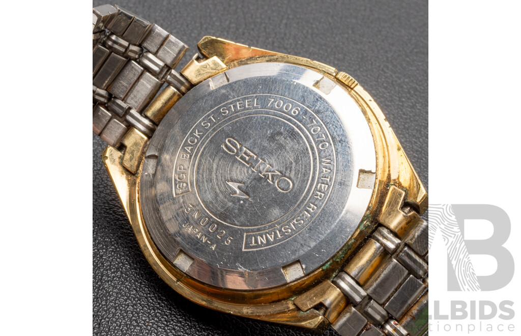 Vintage Men's Seiko Automatic Watch - 7006-7070
