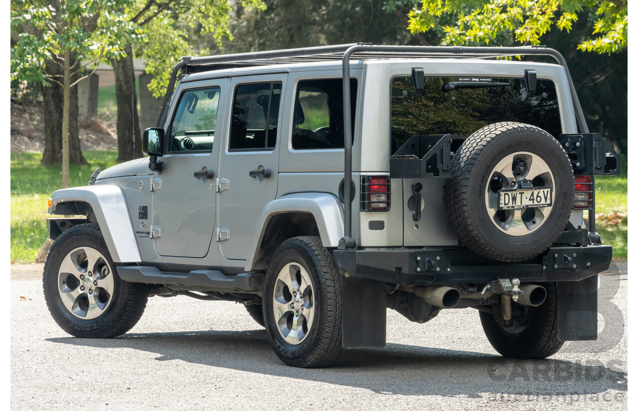 1/2018 Jeep Wrangler Unlimited Overland (4x4) JK MY18 4D Hardtop Billet Silver Metallic V8 5.7L