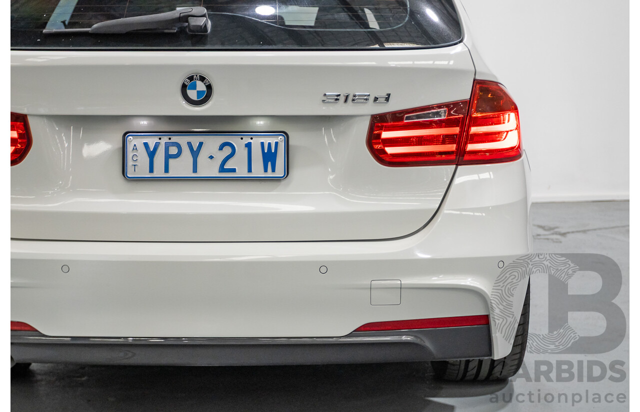 9/2013 BMW 318d M Sport Package F31 4D Wagon Alpine White Turbo Diesel 2.0L