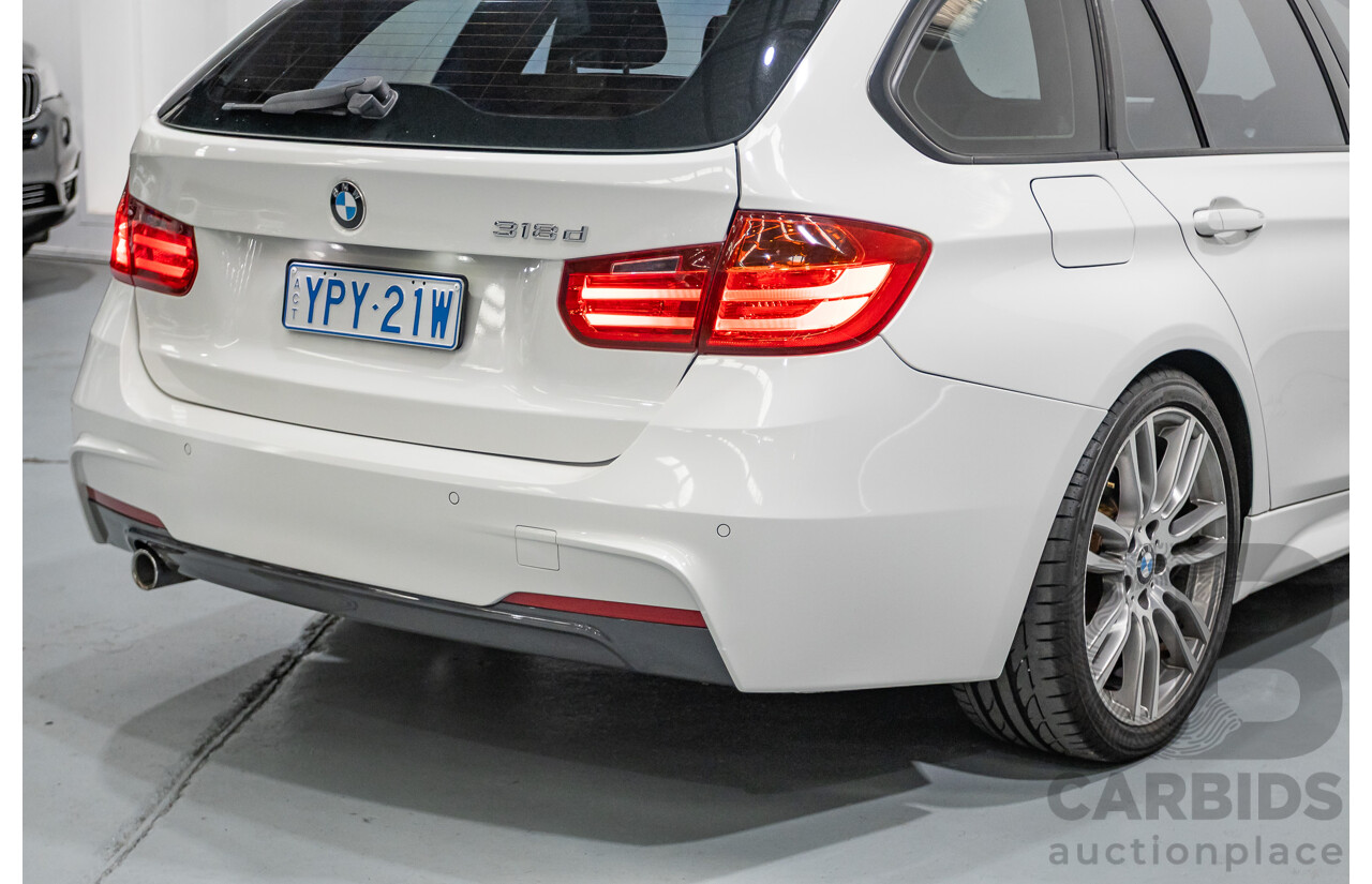 9/2013 BMW 318d M Sport Package F31 4D Wagon Alpine White Turbo Diesel 2.0L