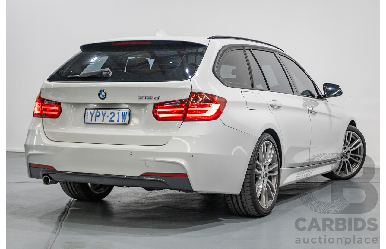 9/2013 BMW 318d M Sport Package F31 4D Wagon Alpine White Turbo Diesel 2.0L