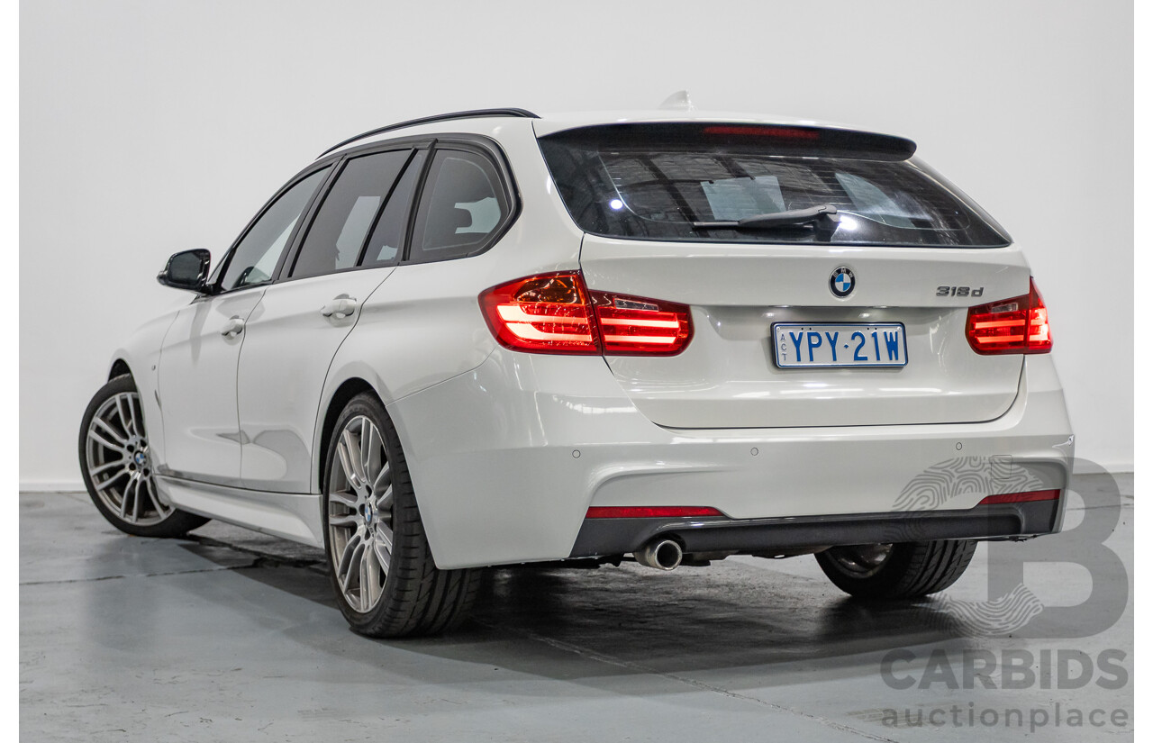 9/2013 BMW 318d M Sport Package F31 4D Wagon Alpine White Turbo Diesel 2.0L