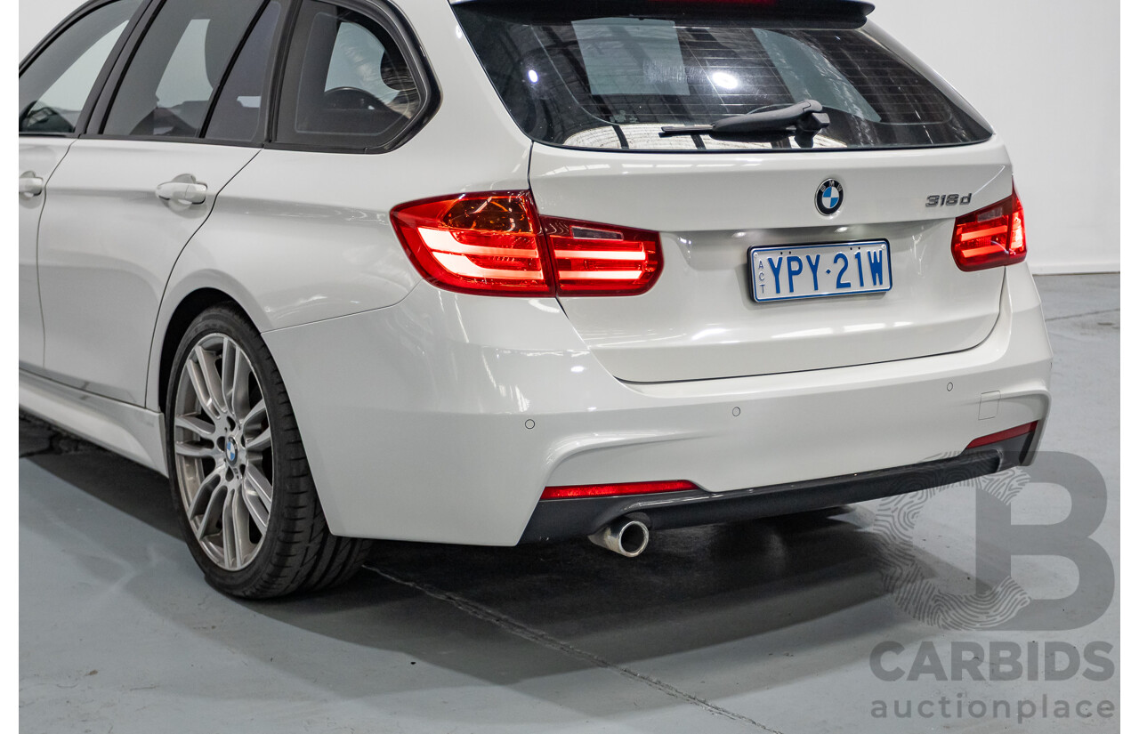 9/2013 BMW 318d M Sport Package F31 4D Wagon Alpine White Turbo Diesel 2.0L