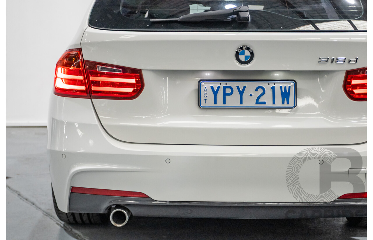 9/2013 BMW 318d M Sport Package F31 4D Wagon Alpine White Turbo Diesel 2.0L