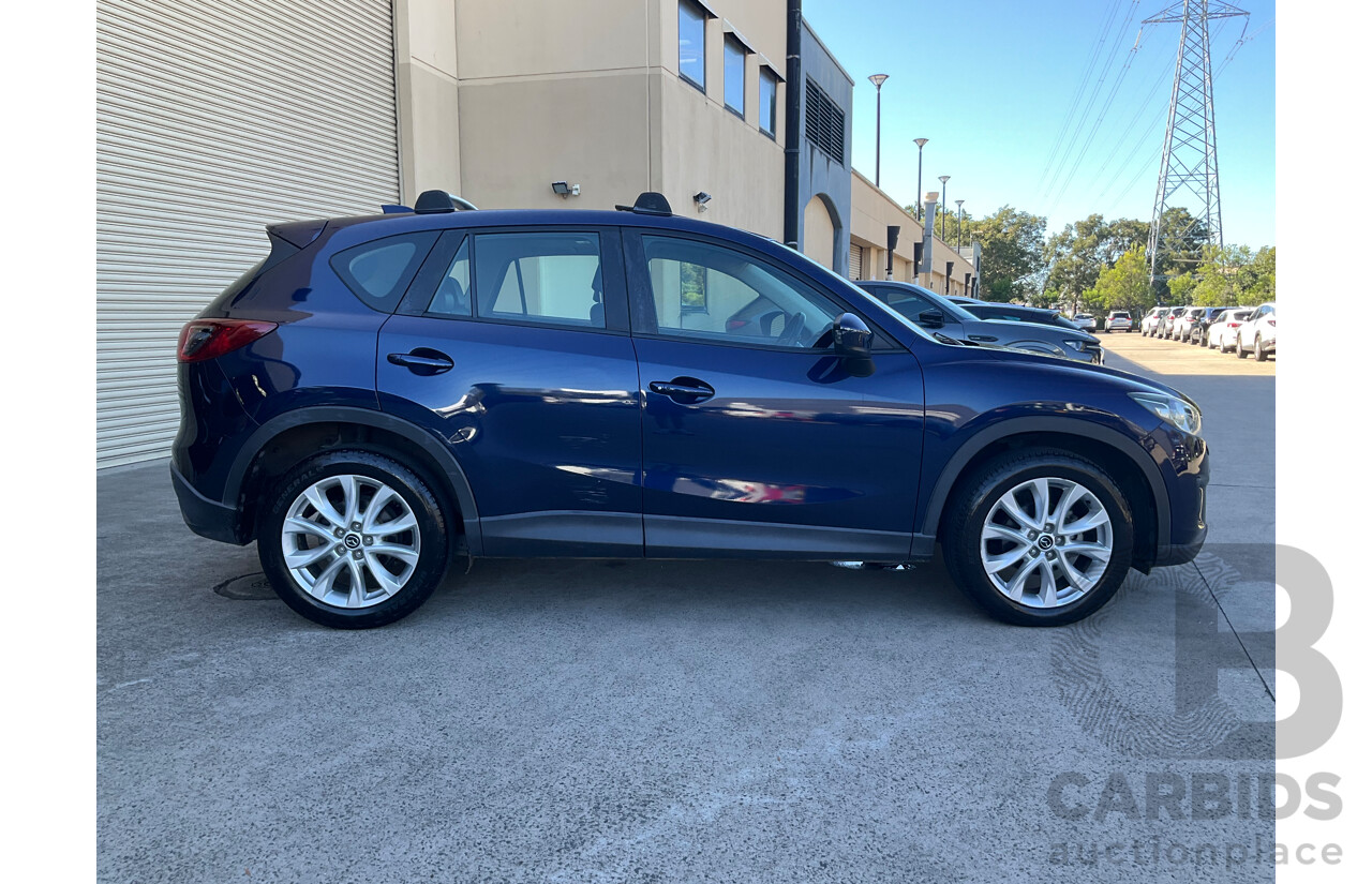 11/2012 Mazda Cx-5 Grand Tourer (4x4) 4d Wagon Stormy Blue Metallic Turbo Diesel 2.2L