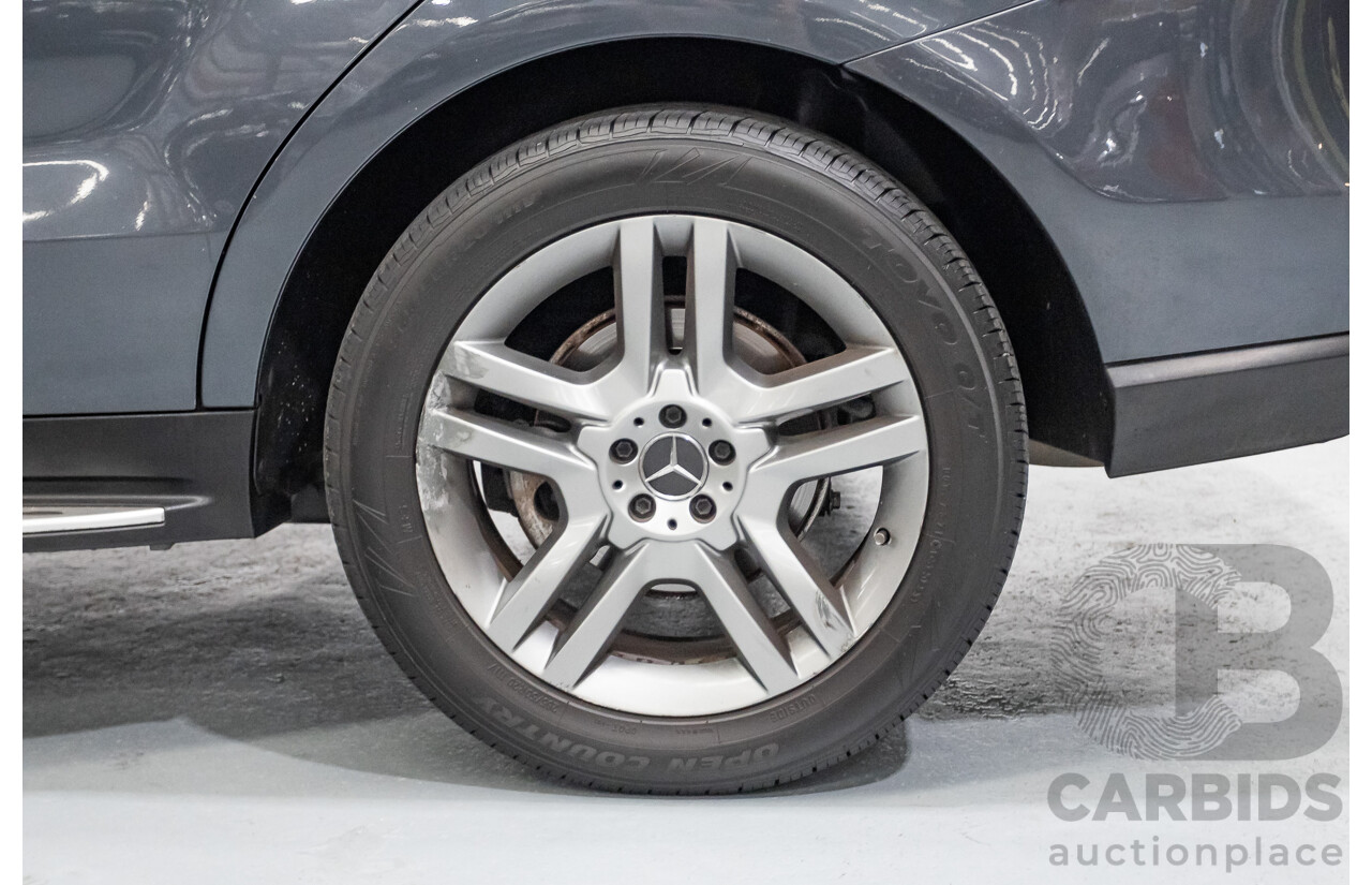 5/2012 Mercedes-Benz ML 250 CDI Bluetec (AWD) 166 4D Wagon Steel Grey Metallic Turbo Diesel 2.1L