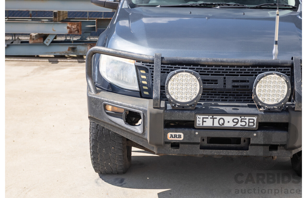 02/2015 Ford Ranger XLT 3.2 (4x4) PX Dual Cab Utility Grey Turbo Diesel 3.2L