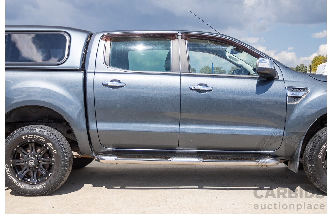 02/2015 Ford Ranger XLT 3.2 (4x4) PX Dual Cab Utility Grey Turbo Diesel 3.2L
