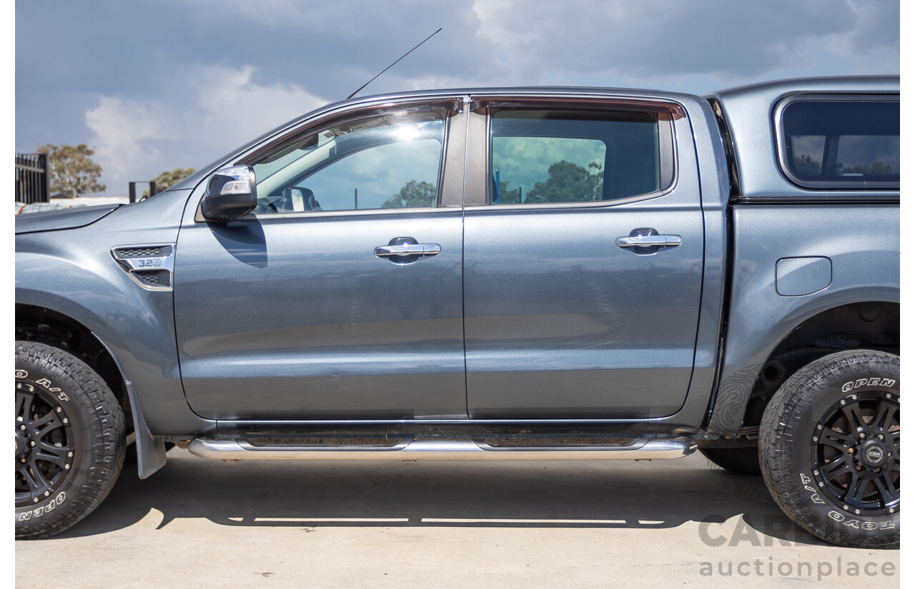 02/2015 Ford Ranger XLT 3.2 (4x4) PX Dual Cab Utility Grey Turbo Diesel 3.2L