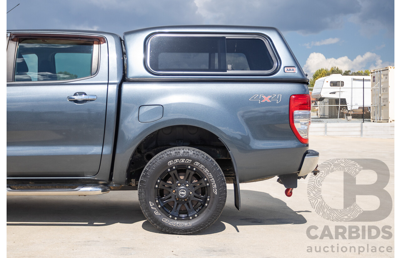 02/2015 Ford Ranger XLT 3.2 (4x4) PX Dual Cab Utility Grey Turbo Diesel 3.2L