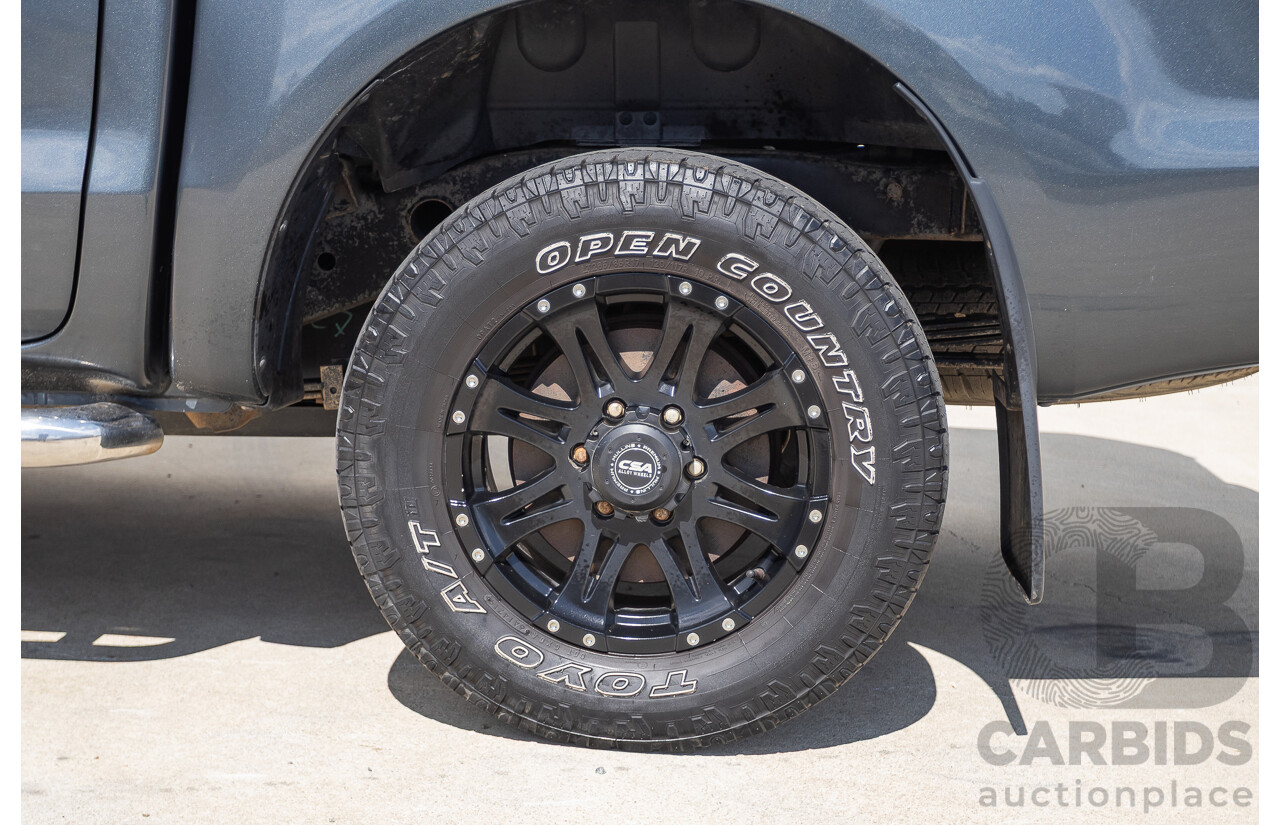 02/2015 Ford Ranger XLT 3.2 (4x4) PX Dual Cab Utility Grey Turbo Diesel 3.2L
