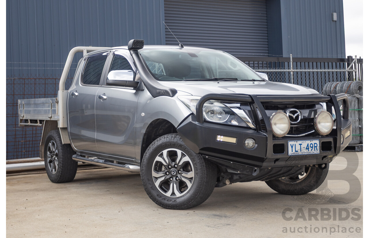 01/2017 Mazda BT-50 XTR (4x4) MY16 Dual Cab Utility Silver Turbo Diesel 3.2L
