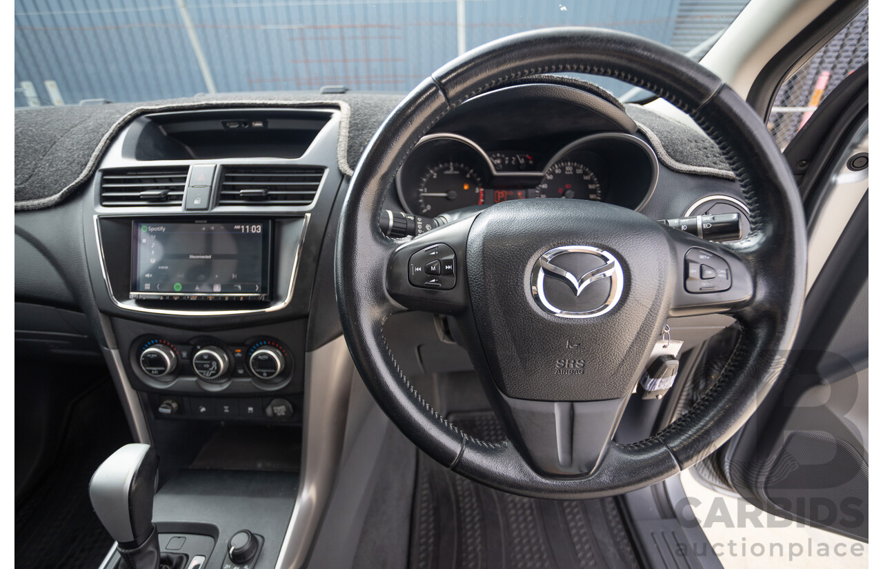 01/2017 Mazda BT-50 XTR (4x4) MY16 Dual Cab Utility Silver Turbo Diesel 3.2L
