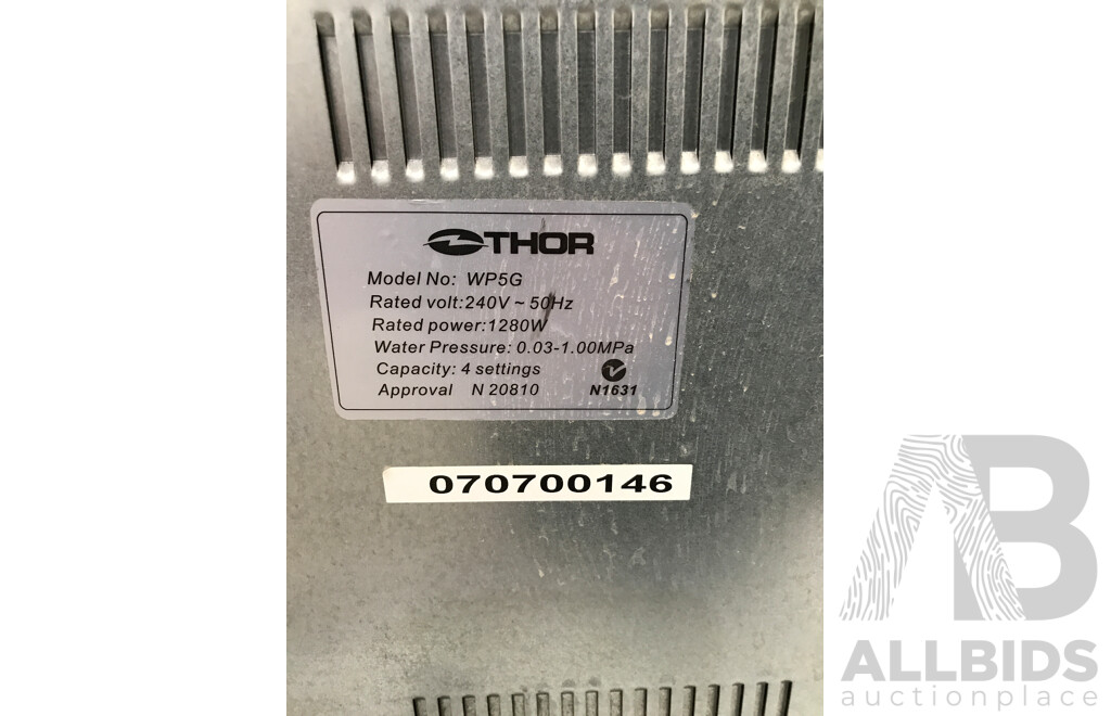 Thor (WP5G) Benchtop Dishwasher