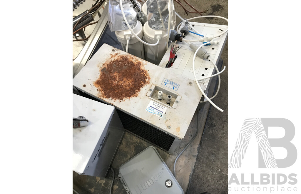 Lot of Assorted Laundry Basins/Bowls, Water Filtration Systems, Chillers, and More