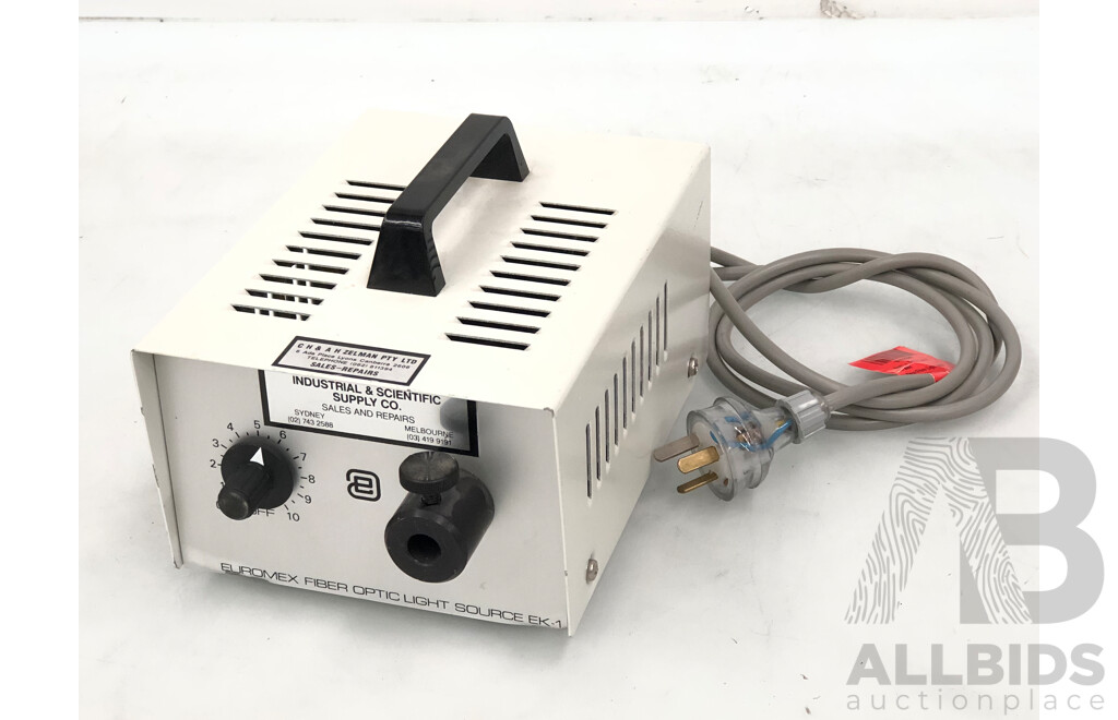 Euromex Illuminator Fiber Optic Light Source EK-1
