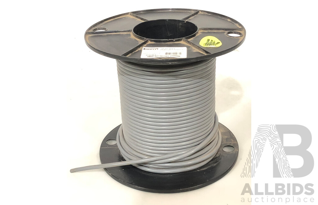 Pirelli 250/540 Volt Electrical Flex Cord Power Cable - Partial Spool