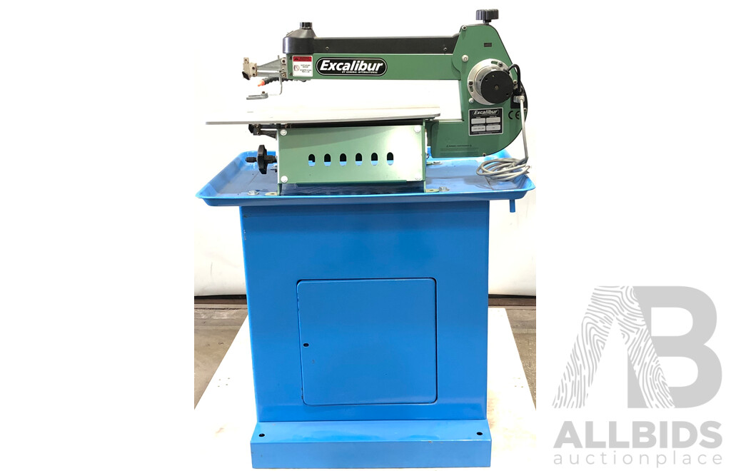 Excalibur 21 Inch Scroll Saw with Metal Cabinet/Stand