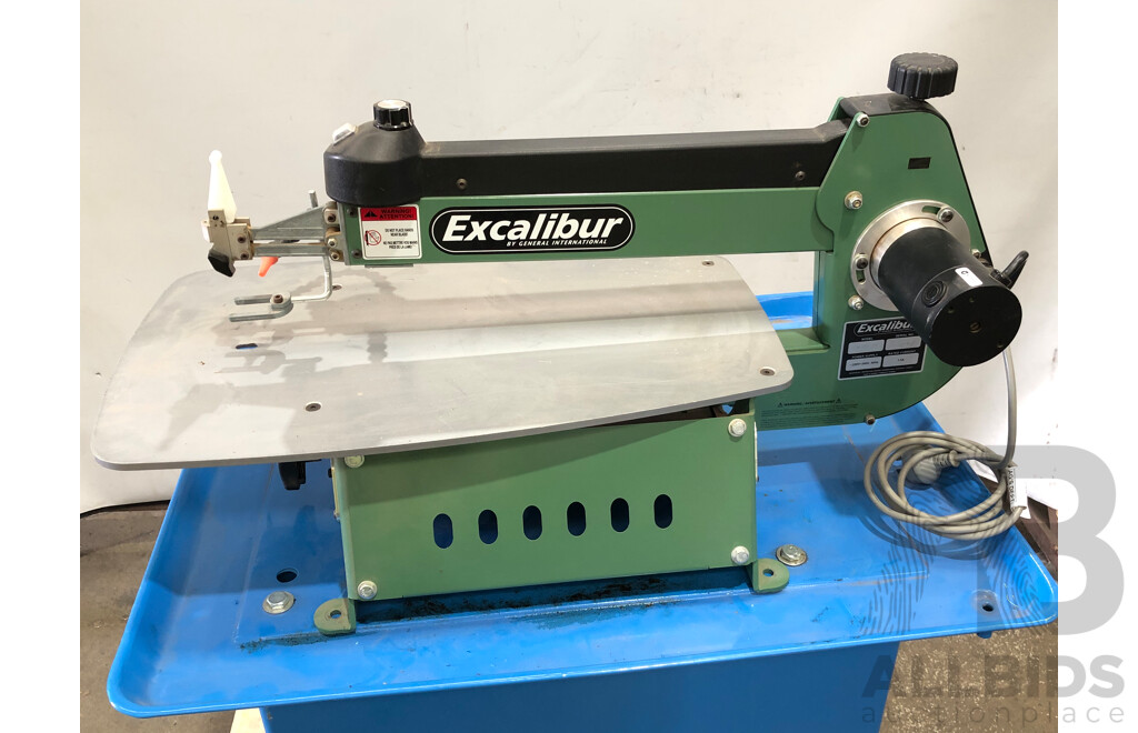 Excalibur 21 Inch Scroll Saw with Metal Cabinet/Stand