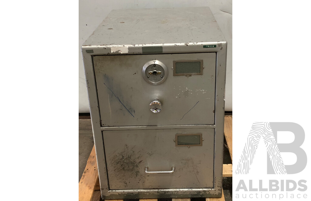 B Class Two Drawer Filing Cabinet