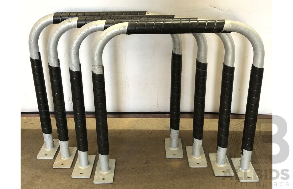 800mm U Shaped Bollards - Lot of Four