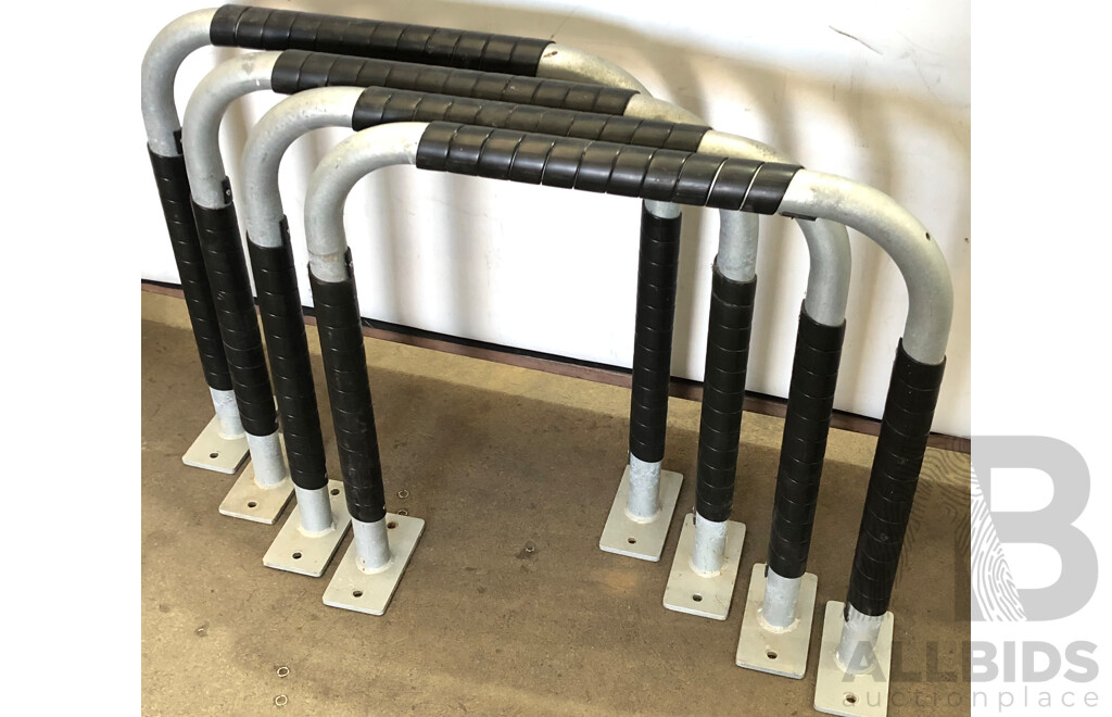 800mm U Shaped Bollards - Lot of Four