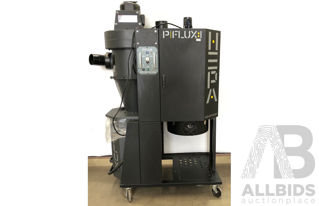 Laguna Cyclone P-Flux 1 Dust Extractor with Tubing and Ducting