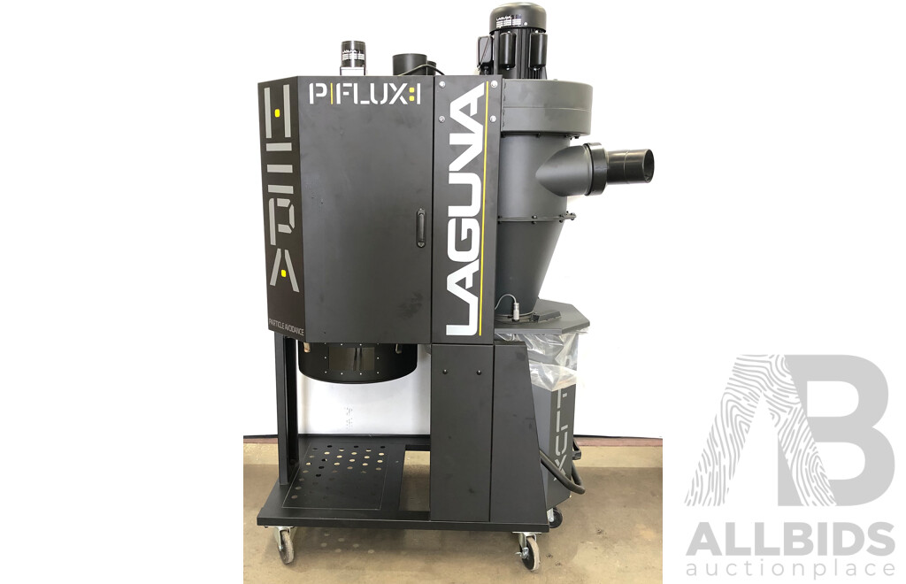 Laguna Cyclone P-Flux 1 Dust Extractor with Tubing and Ducting