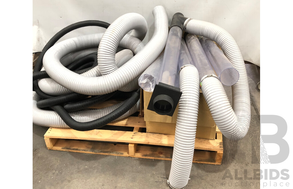 Laguna Cyclone P-Flux 1 Dust Extractor with Tubing and Ducting