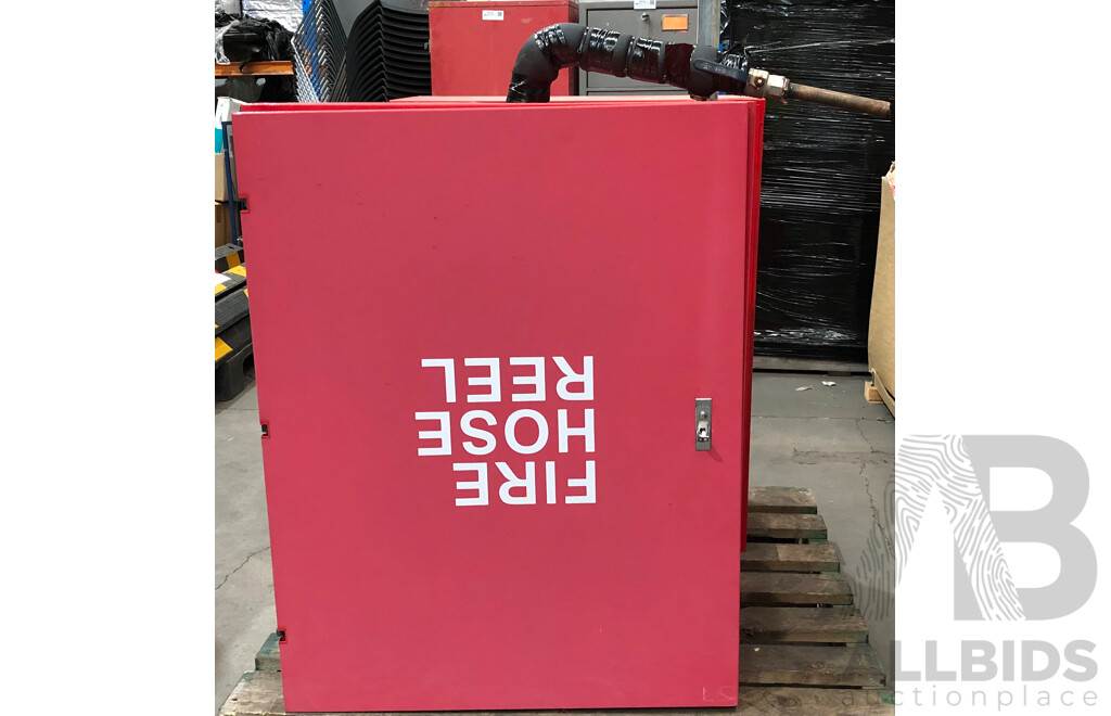 FlameStop Fire Hose Reel, Plumbing and Cabinet