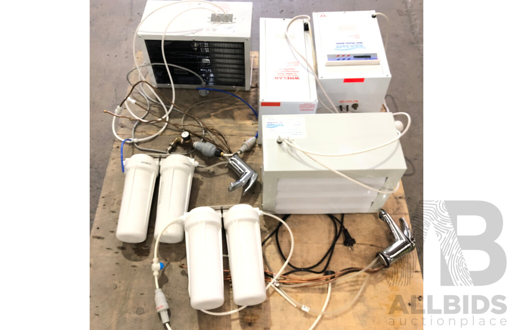Selection of Aqua Safe and Whelan Water Chilling/Boiling Components - Lot of Eight