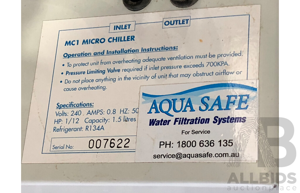 Selection of Aqua Safe and Whelan Water Chilling/Boiling Components - Lot of Eight