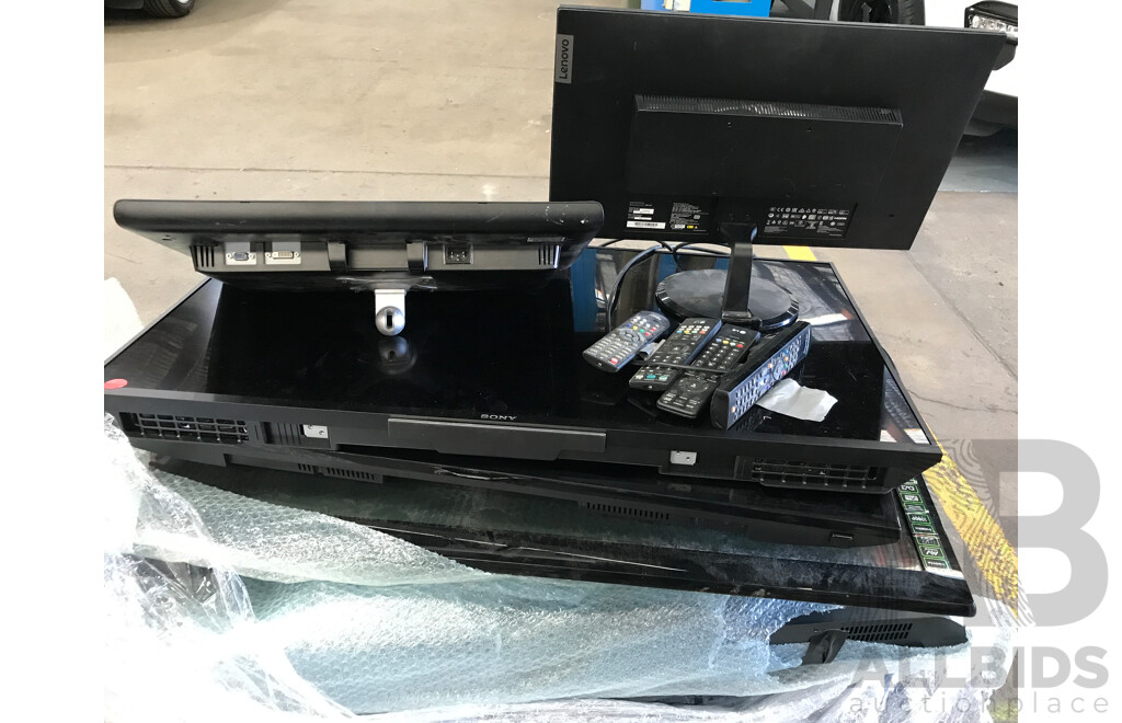 Pallet Lot of Assorted TVs and Monitors