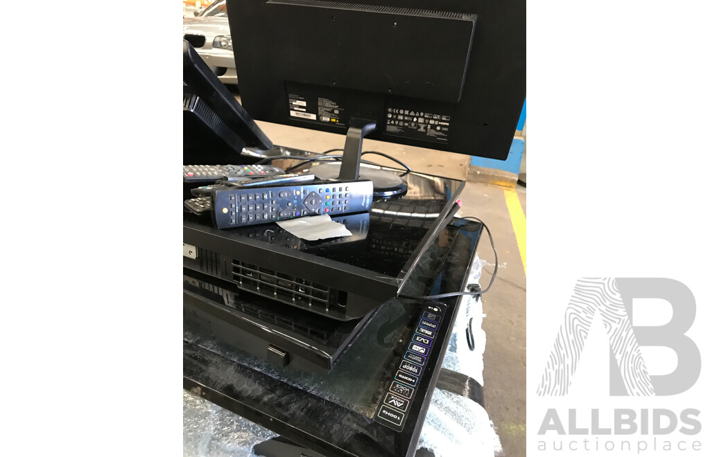 Pallet Lot of Assorted TVs and Monitors