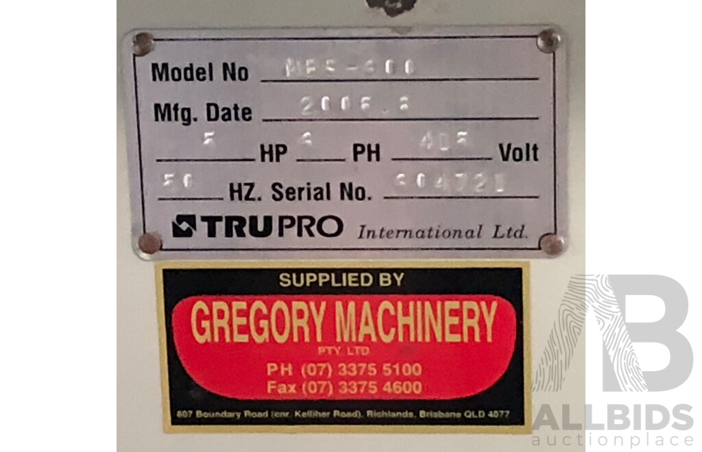 Trupro 300mm Industrial Table Saw - MBS-300