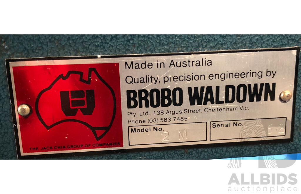 Brobo Waldown 2M 6 Speed Electric Pedestal Drill Press