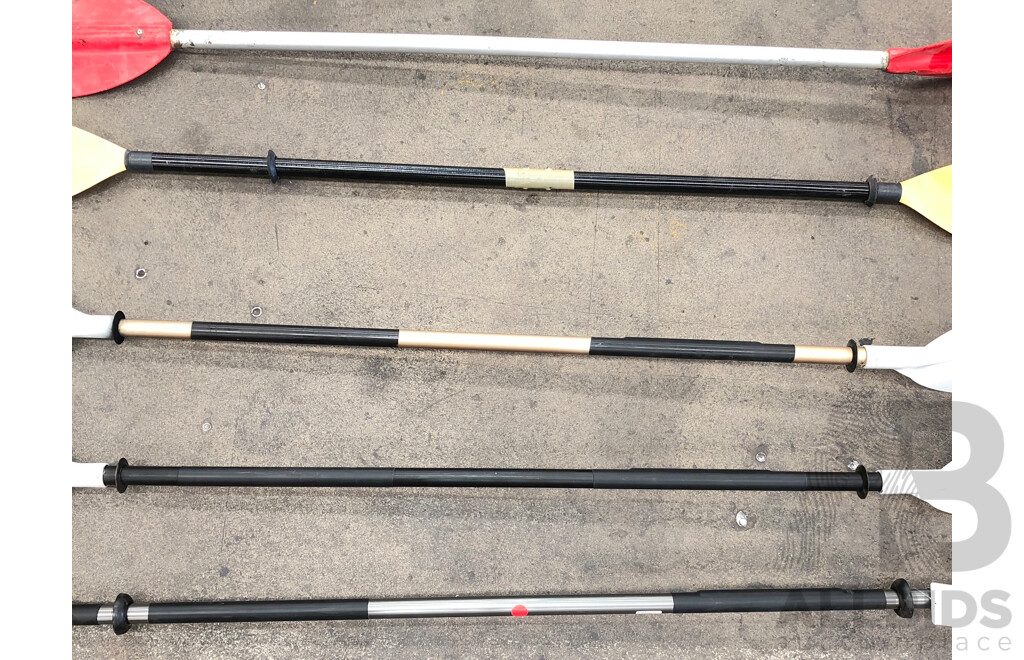 Kayak Paddles - Lot of Five